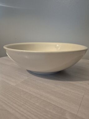 Vintage Hall Pottery- Classic Neutral Serving Bowl - Cream
